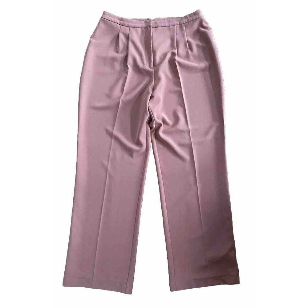 Wayf Pants Trouser Dress Peach Orange XL Pleat Front